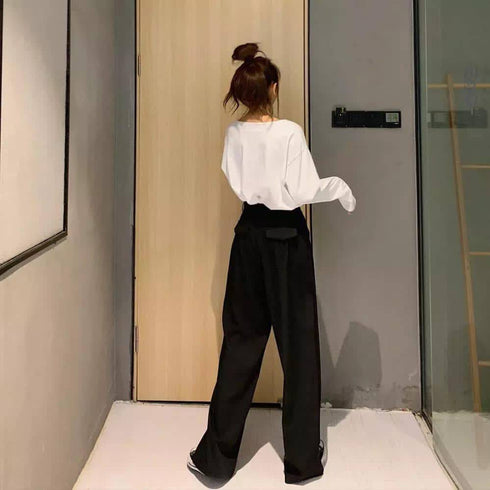 Loose Straight Wild Wide-Leg Casual Pants